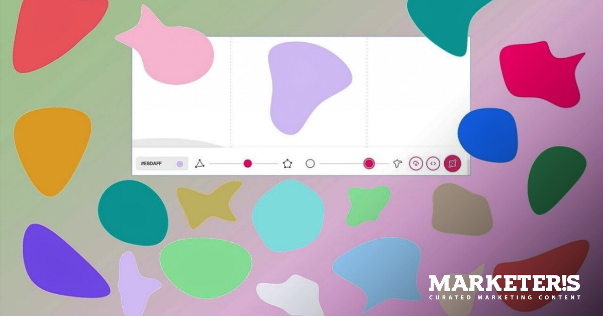 Grafický dizajn: Generátor Blob Maker App